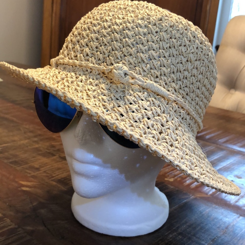 Boho  floppy sun hat - Picture 3 of 4